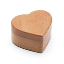 Ecrin Bague Coeur Bois